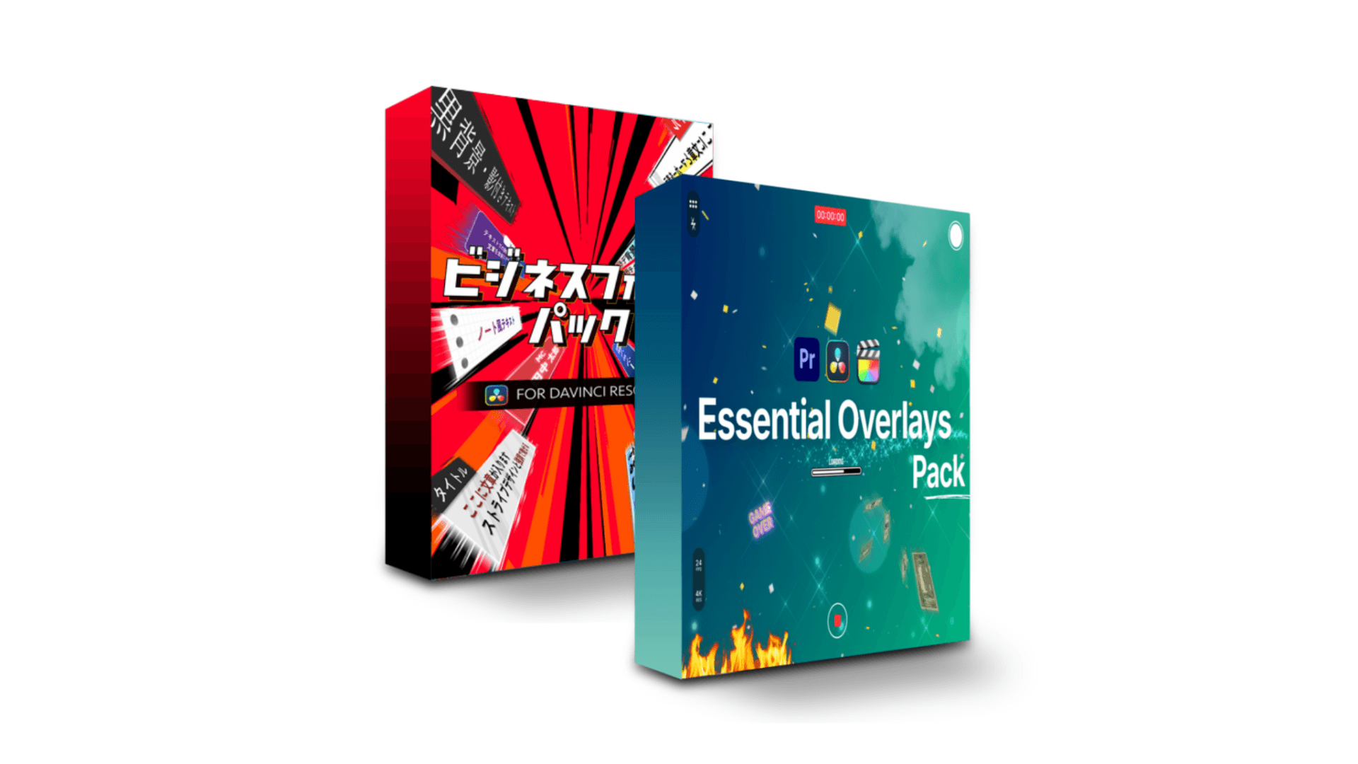 Business Font Pack、Essential Overlays Packの販売を開始